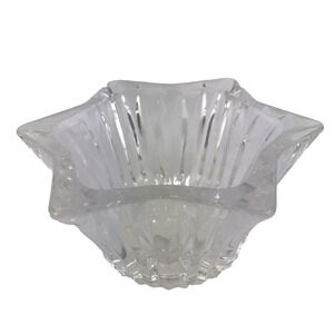 Mikasa Diamond Fire Votive Glass 6 Point Star 5" Candle Holder QQ254